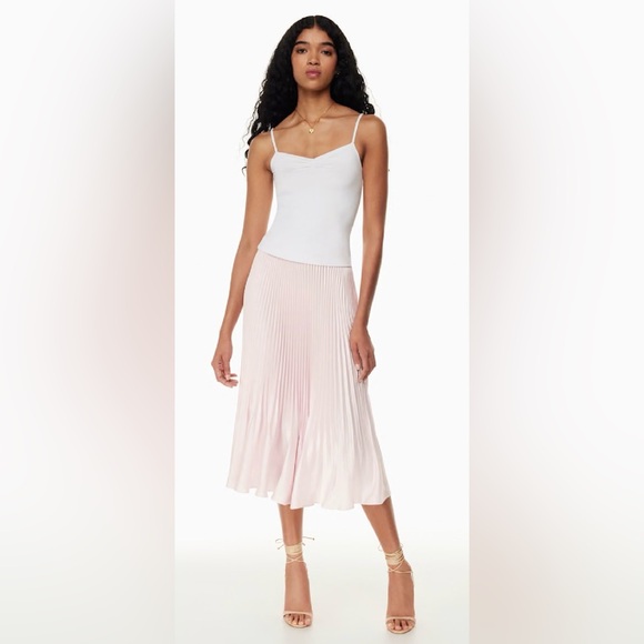 Wilfred Dresses & Skirts - Wilfred Twirl Pleated Skirt in Light Pink